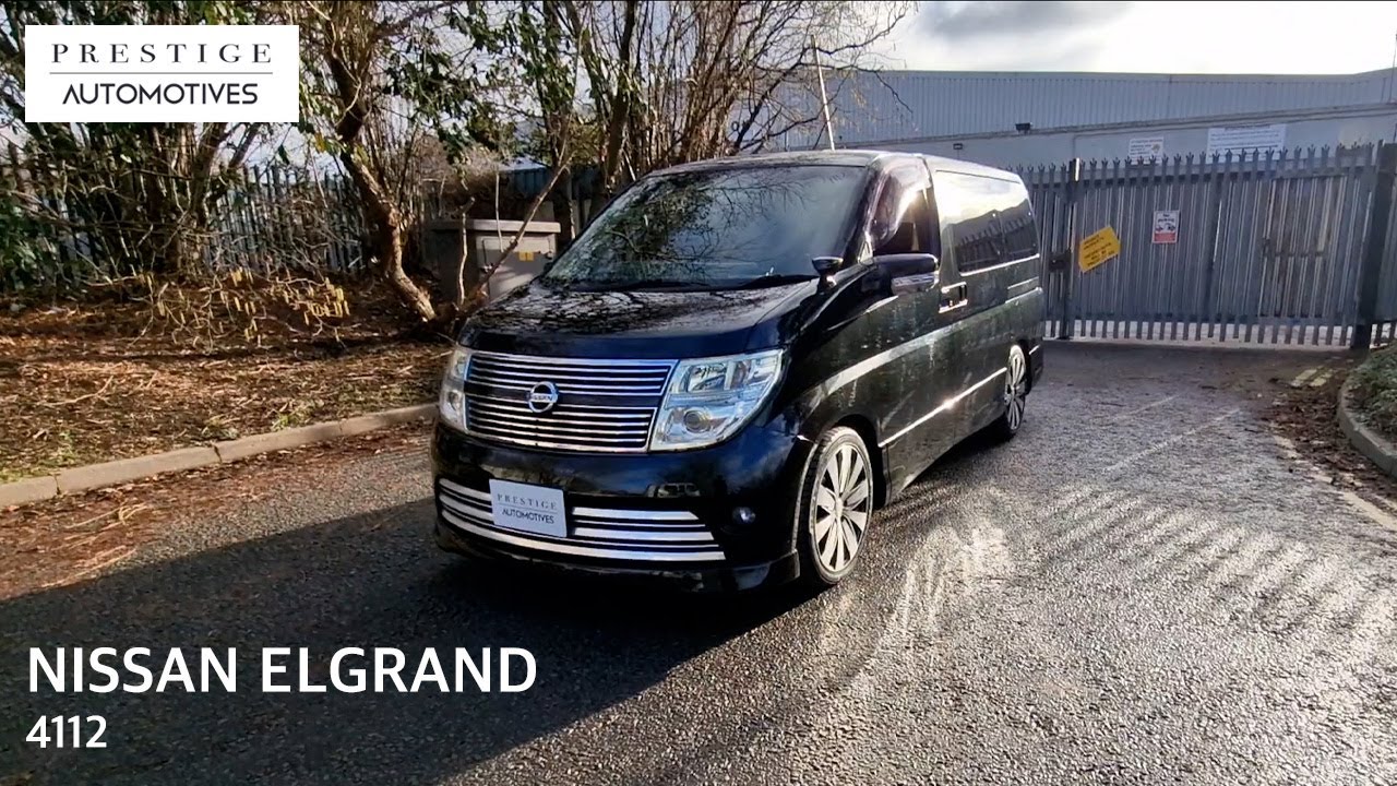 NISSAN ELGRAND 3.5 LTR PETROL AUTO ULEZ COMPLIANT 4 WHEEL DRIVE HIGHWAY STAR 360 CAMERAS G3 PAINT