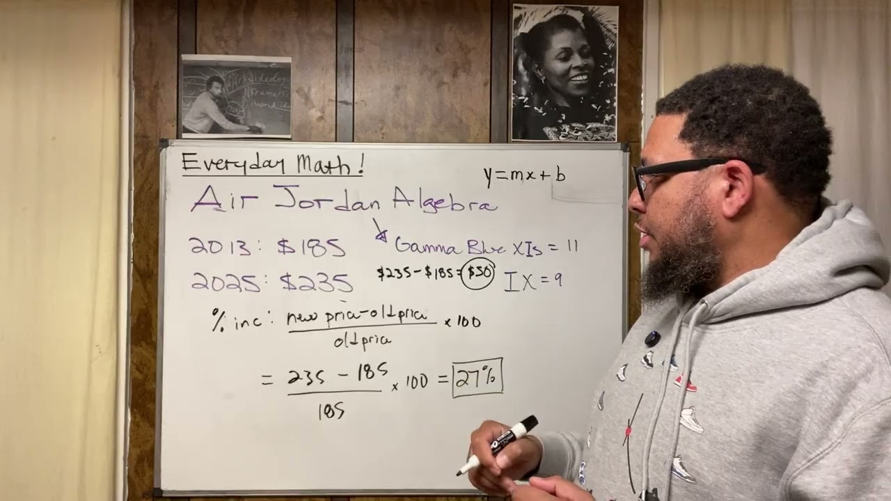 Gamma Blue XI Air Jordan Algebra‼️😎🤓👟🏀