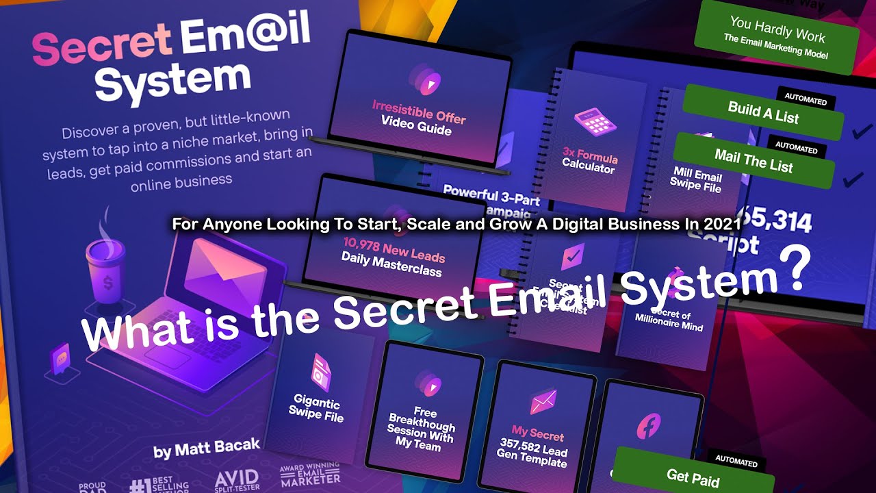 How to make money with email - Secret email system