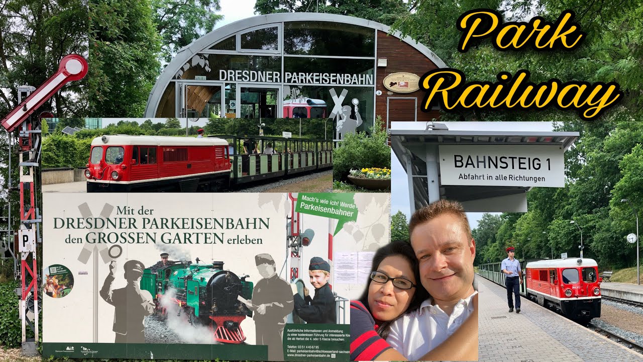 #ParkRailway #Parkeisenbahn #DresdenTour DRESDEN TOUR: PARK RAILWAY + TOUR WITH THE PARK RAILWAY