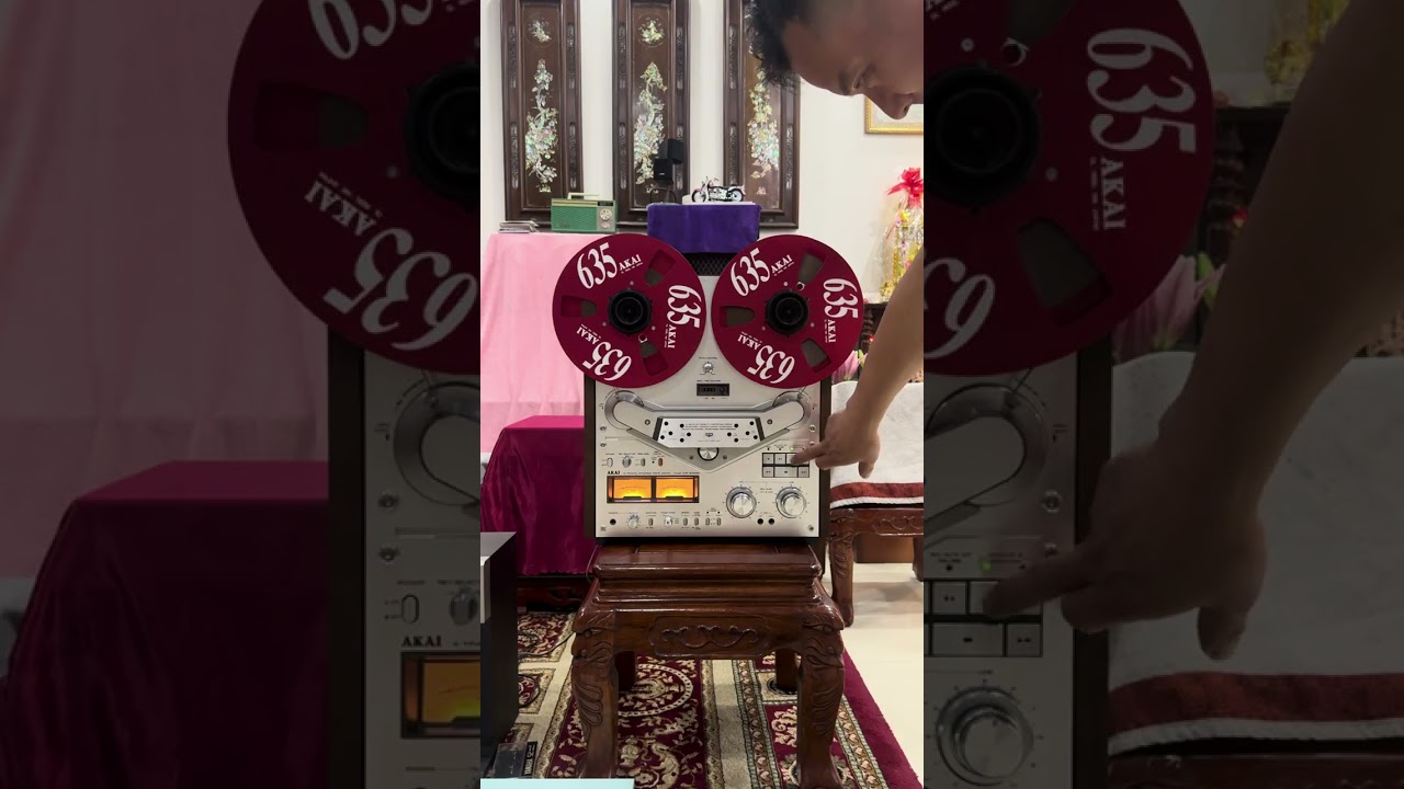 Hàng tuyển AKAI GX -635D siêu đẹp . zá 43 triệu lh;0962906666 #radiocassette #akai gx-635d# akai