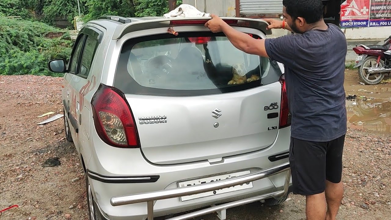 Alto 800 All Modified Accessories Roof Rail & Spoiler