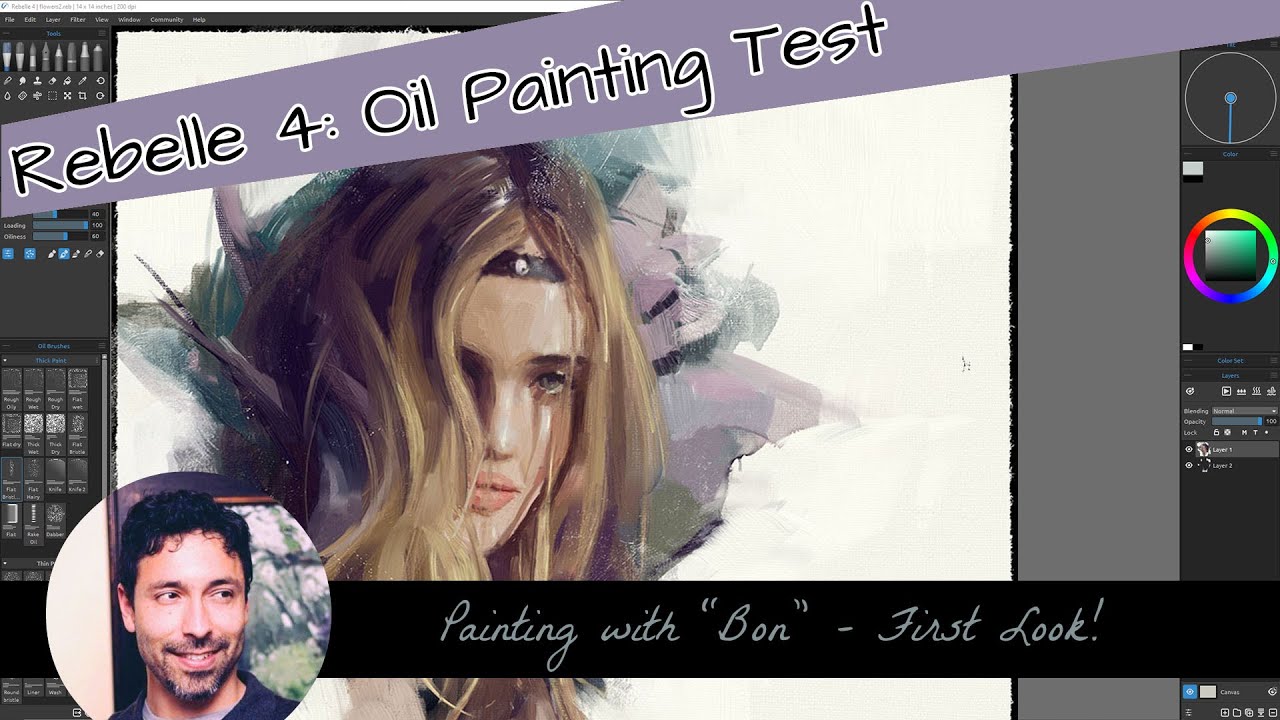 First Look: Oil Painting in Rebelle 4