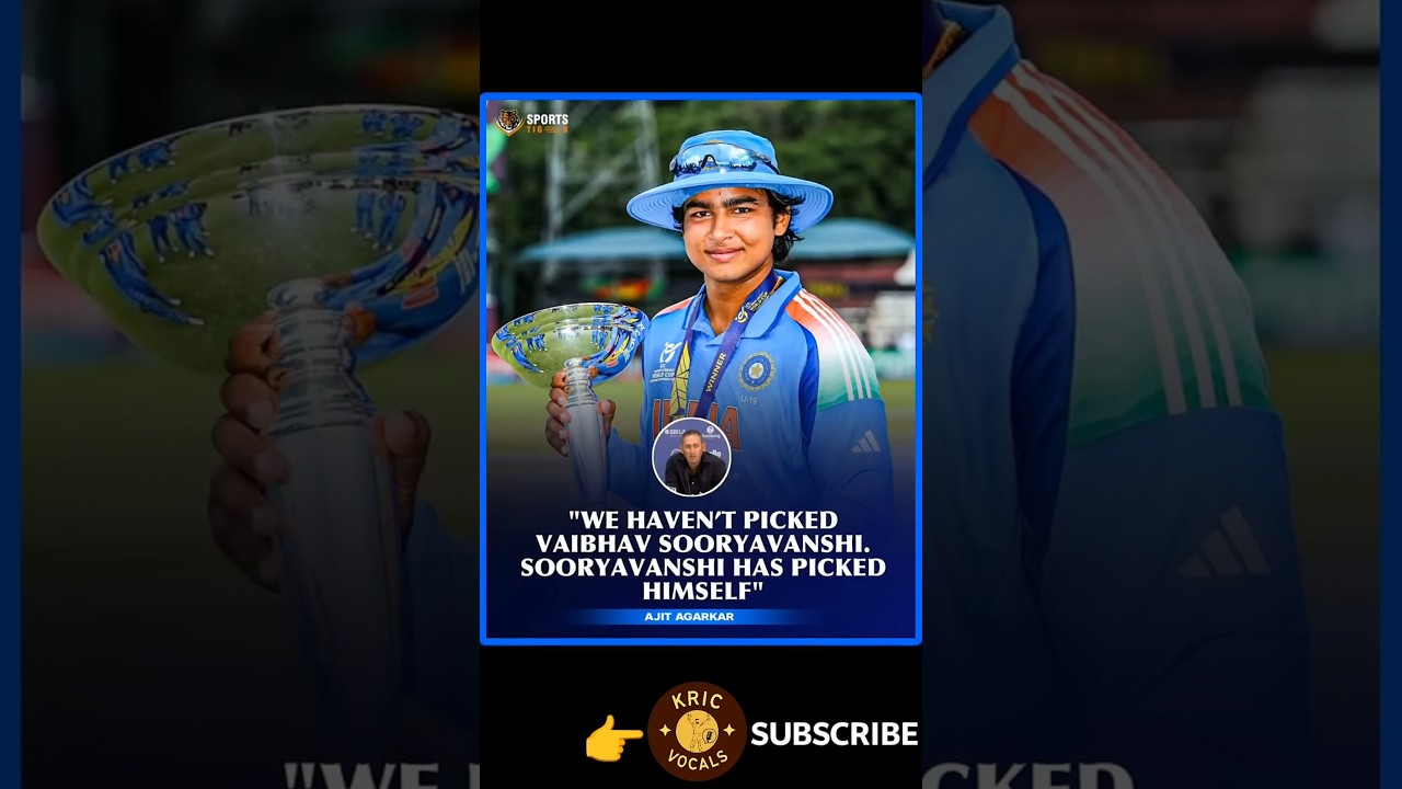 AJIT AGARKAR ON KOHLI, SOORYAVANSHI & SKY🗣️😯 #viratkohli #vaibhavsuryavanshi #cricketshorts #shorts