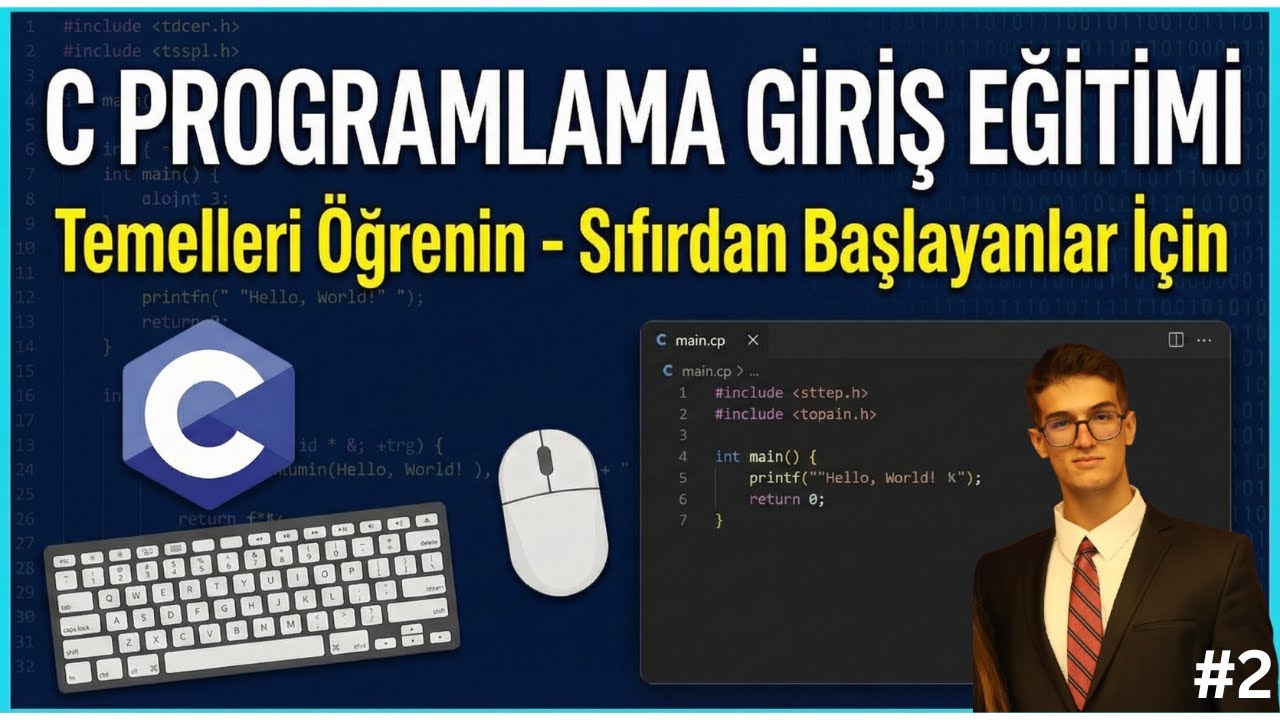 C Programlama Dersleri #2: Değişkenler ve Veri Tipleri
