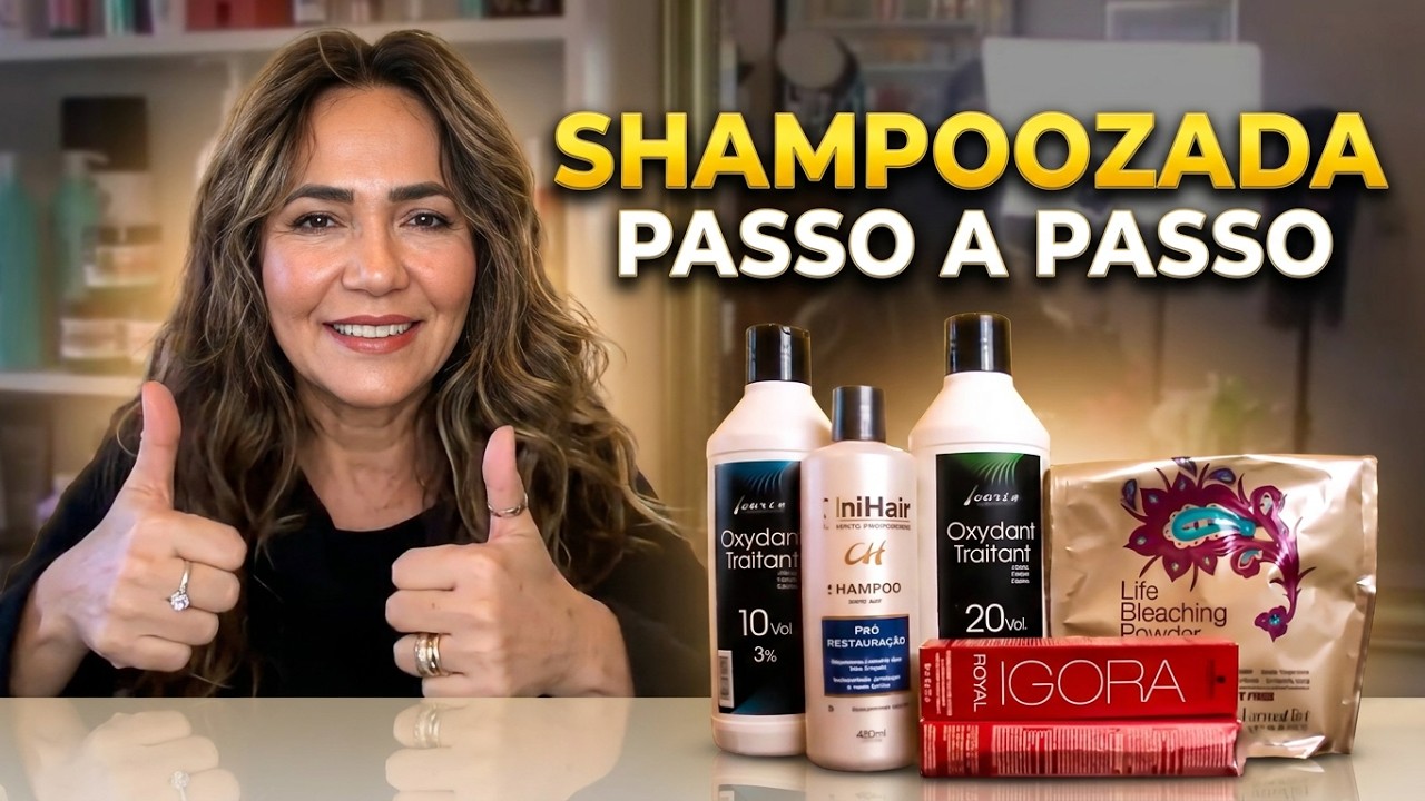 COMO FAZER SHAMPOOZADA PASSO A PASSO #HairTutorial