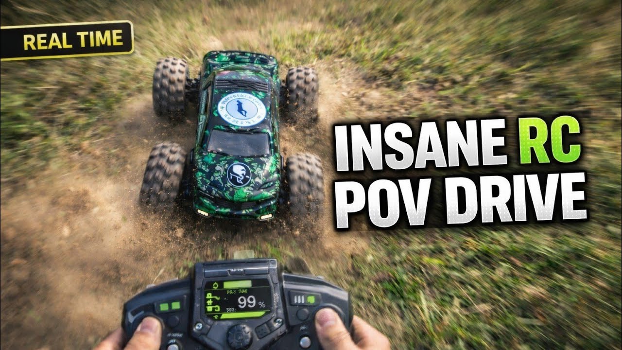 Full Throttle RC POV — No Stabilization, Real SpeedRaw RC Driver View — Can You Handle This?