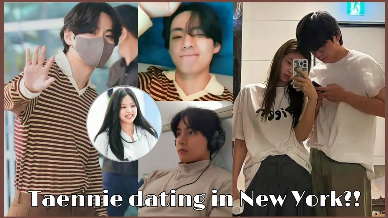 V and Jennie together at New York {taennie}