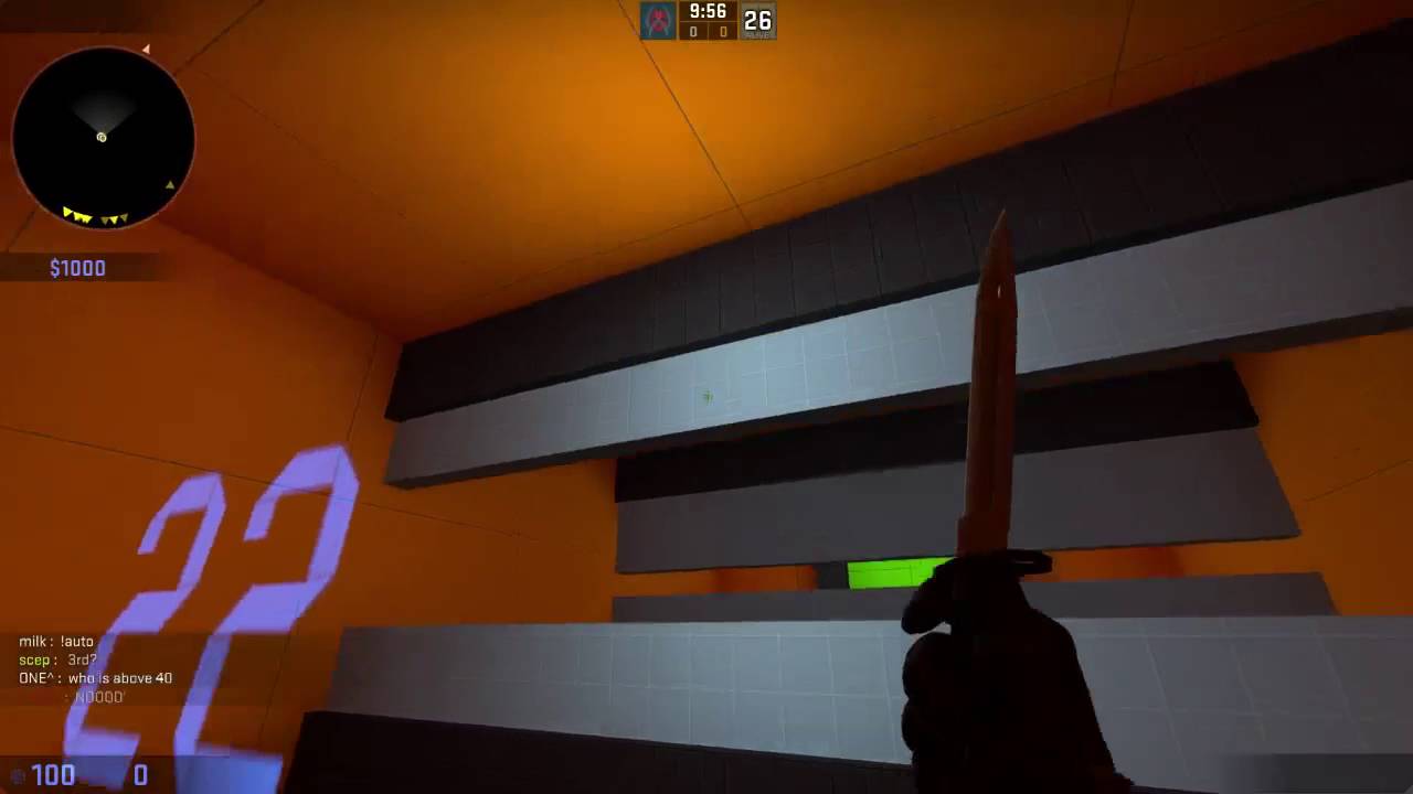 [Unedited] 100 traps CSGO mini game map attempt