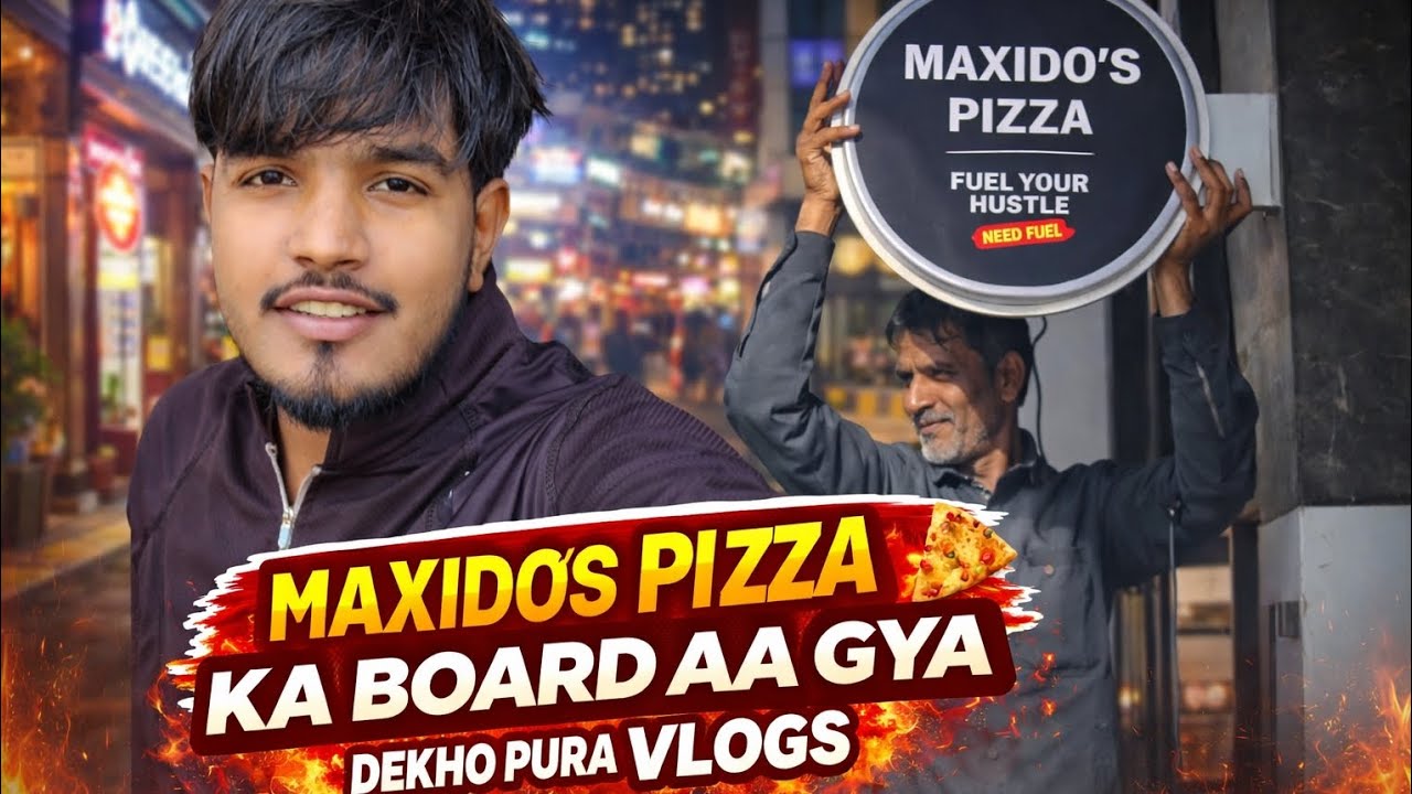 “Finally Hamari Shop Par Maxido’s Pizza Ka Board Lag Gya 😲” 🚀