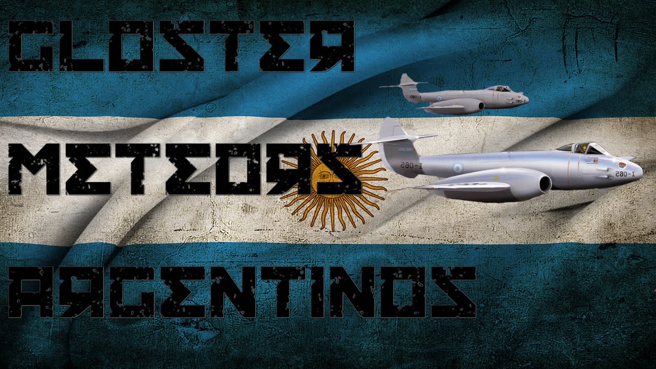 Gloster Meteors en Argentina