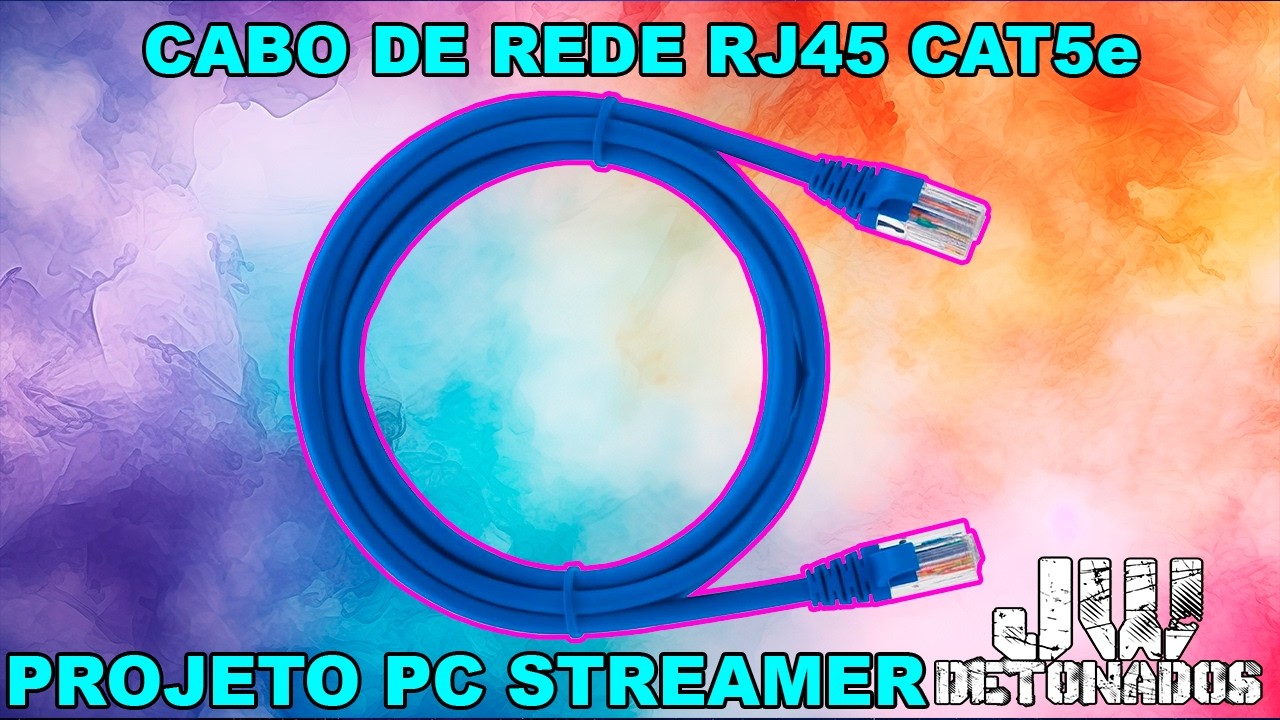 UNBOXING #458 - CABO DE REDE LAN ETHERNET RJ45 CAT5e 2 METROS