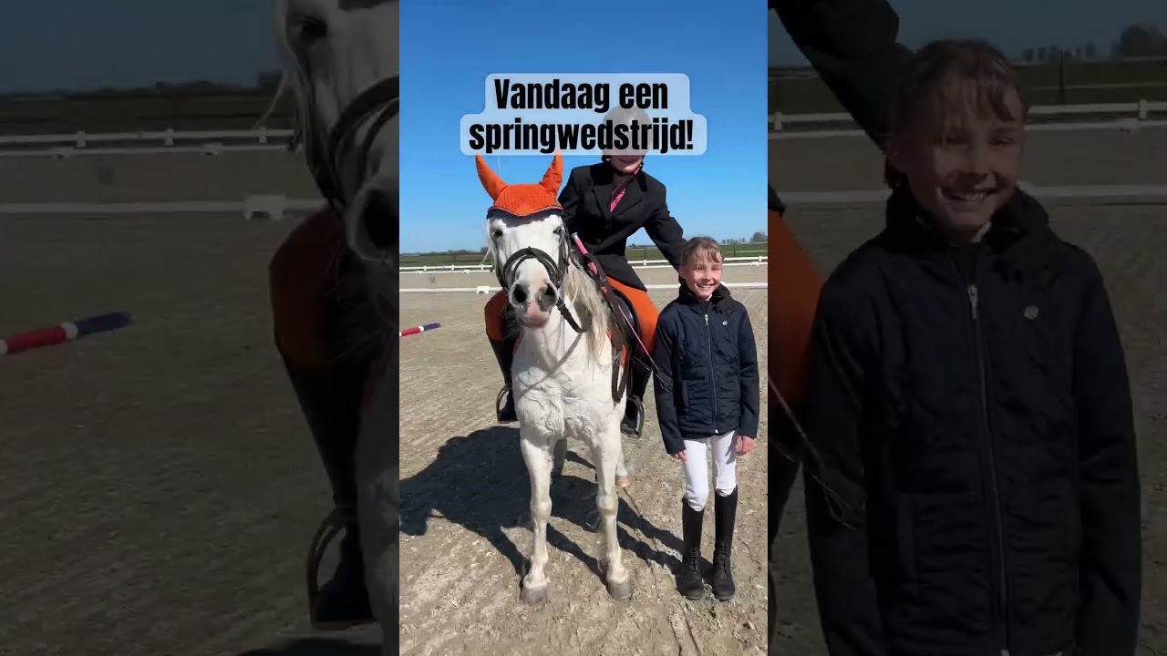Vandaag een springwedstrijd!