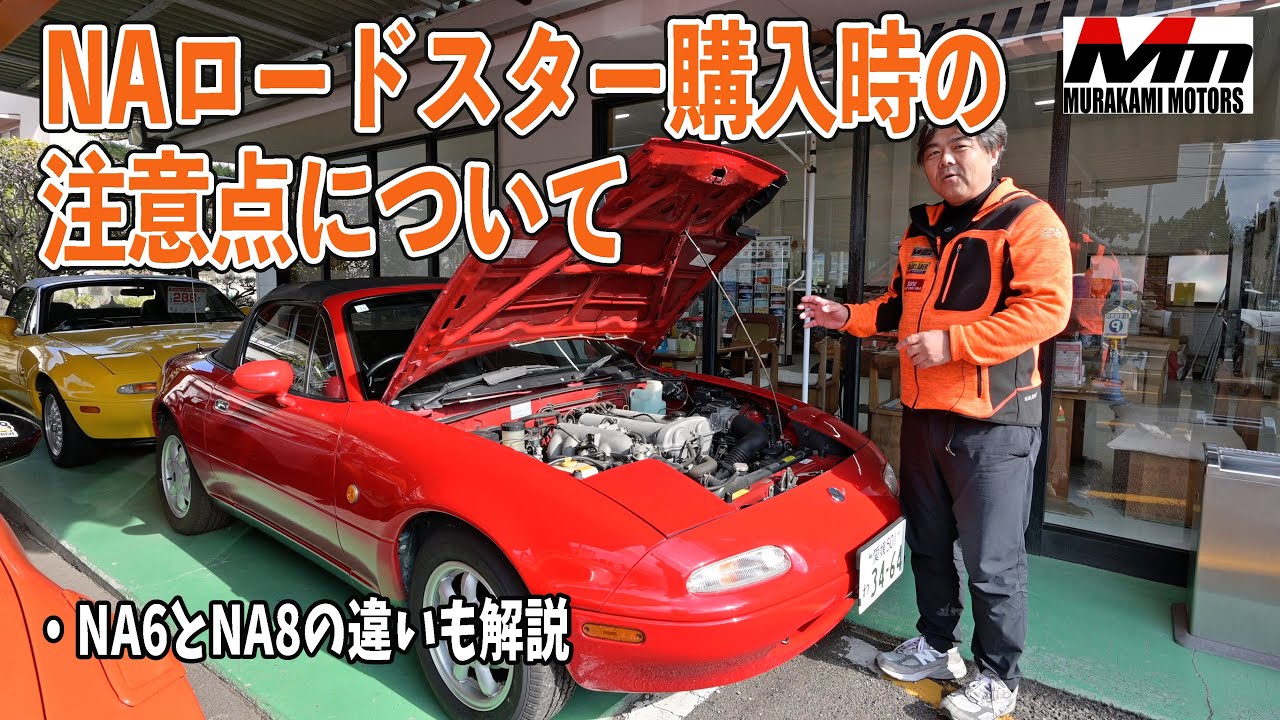 NAロードスター購入時の注意点とNA6とNA8の違いについて