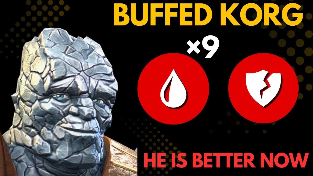 Buffed Korg Guide - Marvel Contest of Champions 