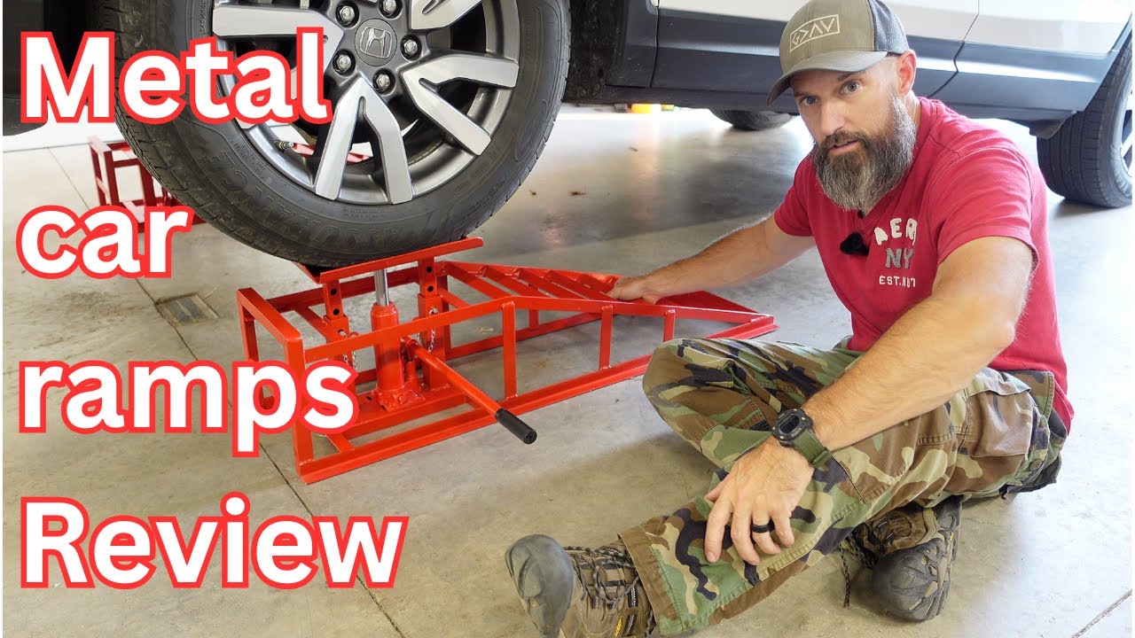 Hydraulic Car Ramps Review, Low Profile Steel Ramps for Oil Change & Repair