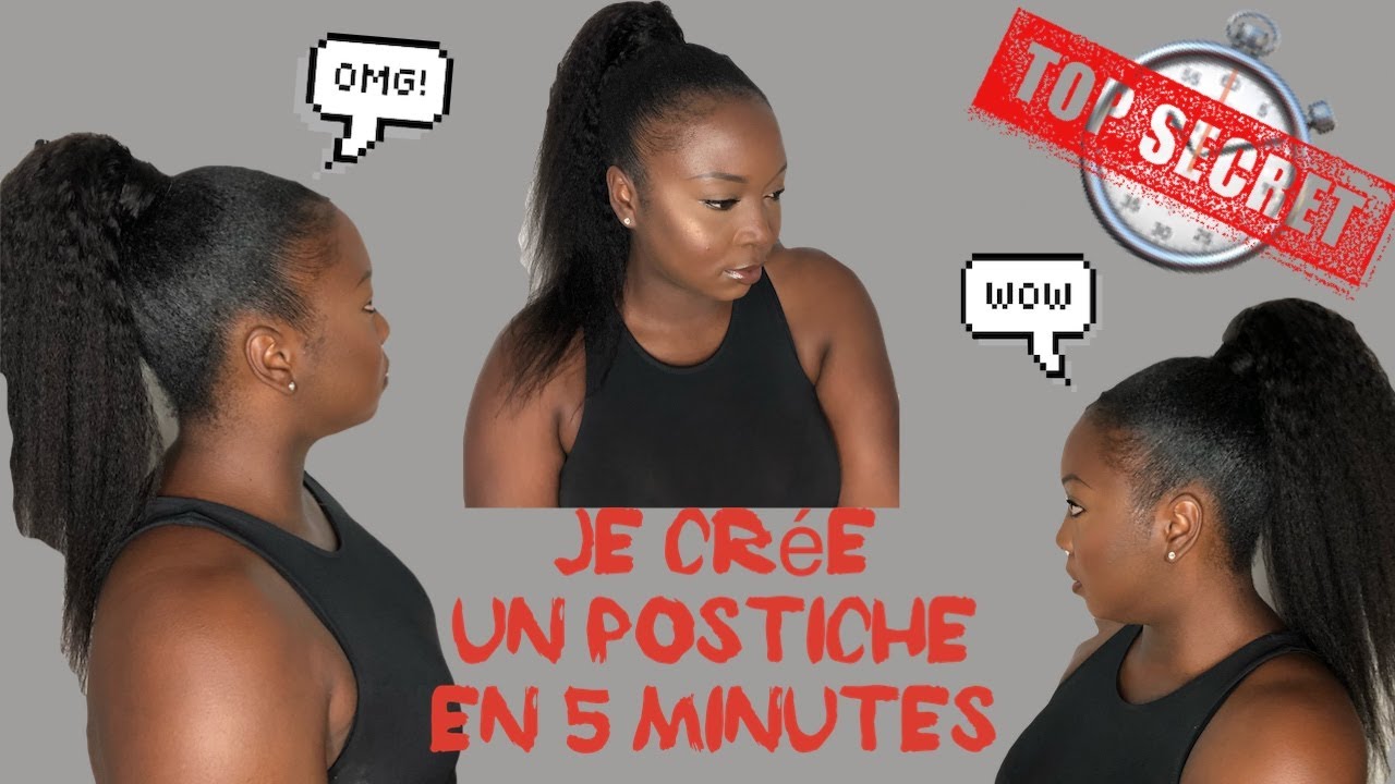 COMMENT FAIRE UN POSTICHE EN 5 minutes I L'Empreinte d'Emy