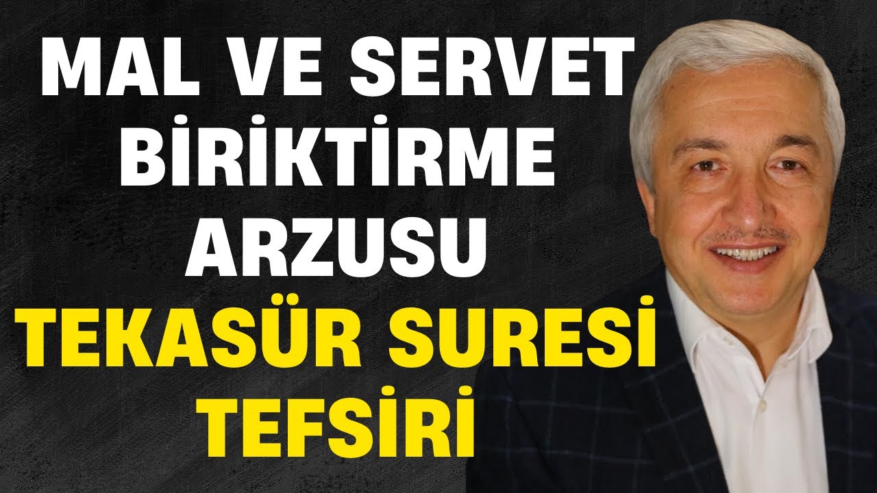 MAL VE SERVET BİRİKTİRME ARZUSU - TEKASÜR SURESİ TEFSİRİ | Mehmet Okuyan | Okudun Mu? Bölüm 32