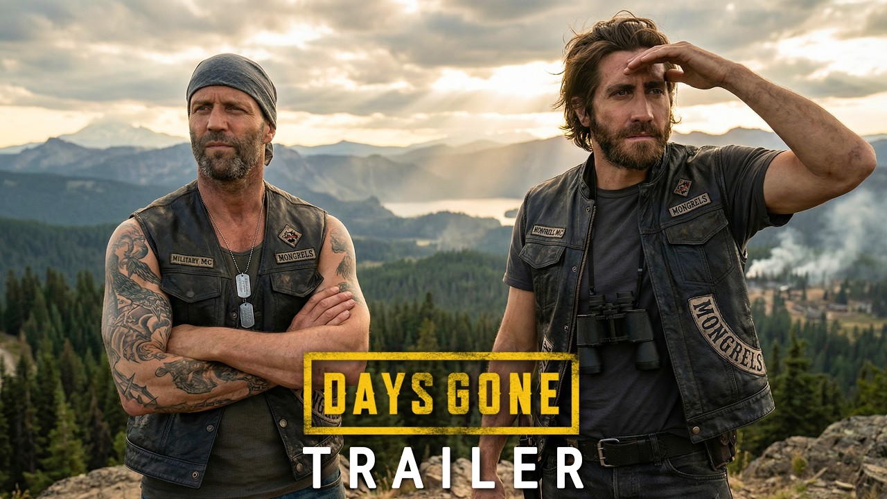 Days Gone: Acci&oacute;n real (2026) - Primer tr&aacute;iler | Jake Gyllenhaal, Jason Statham - Tr&aacute;iler concept...