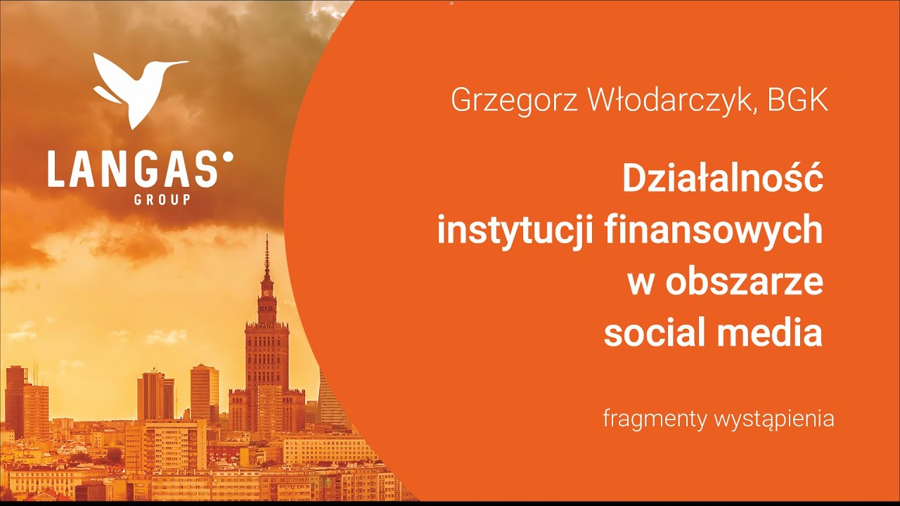 Działalność instytucji finansowych w obszarze social media (fragment)