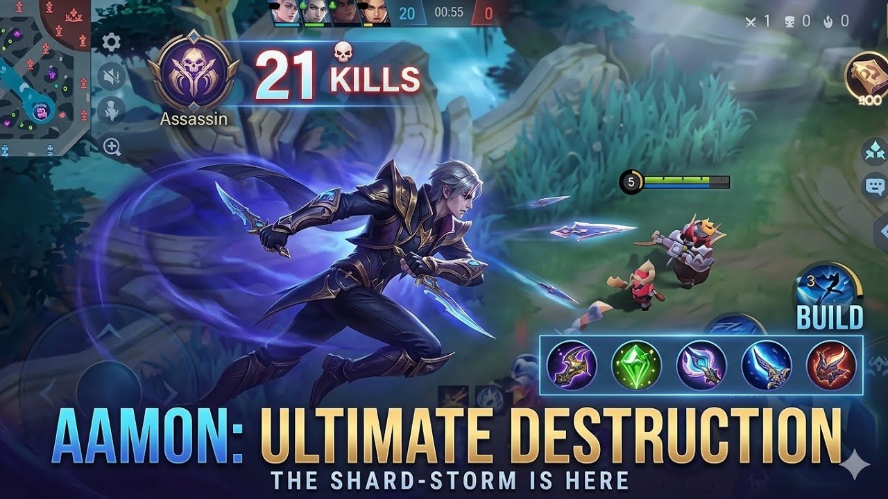 Mobile legend | Hero Aamon 🔥🔥🔥mobilelegends #mlbb #mlbbcreatorcamp #mlbbindonesia 