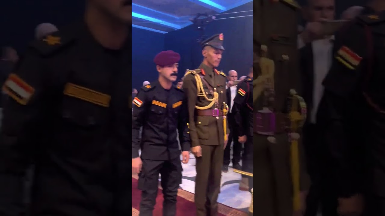 حفلة تخرج كلية العسكريه الاولى الملازم علي جمال الجبوري من دوره 111