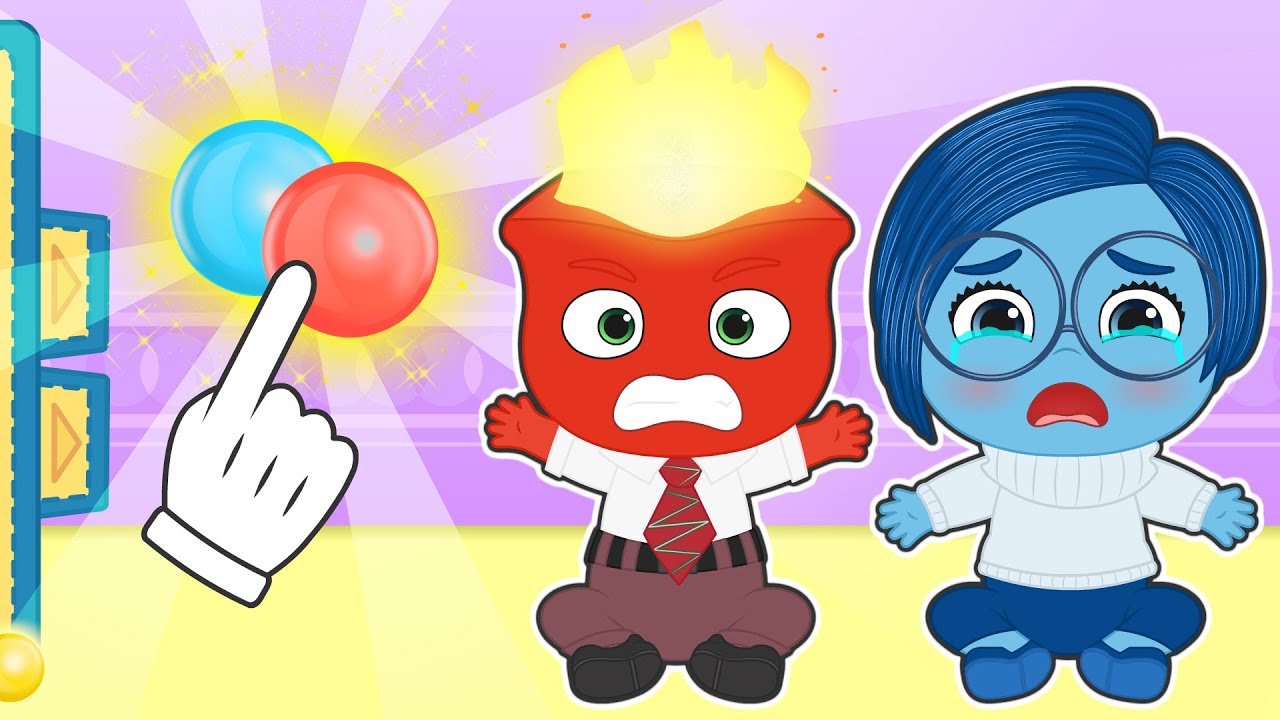 BABIES ALEX AND LILY Dress up as ANGER and SADNESS 🔥💙