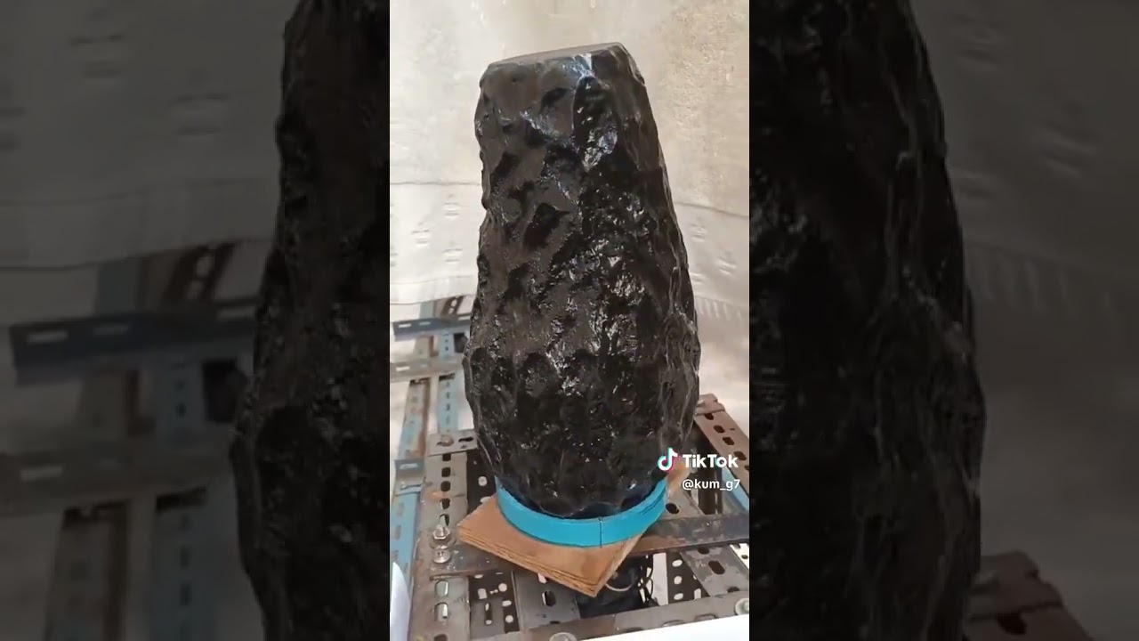 Rare thumb Meteorite of Thailand.