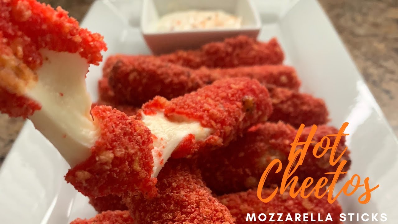 Flamin' Hot Cheetos 🔥 Mozzarella Sticks |Appetizers