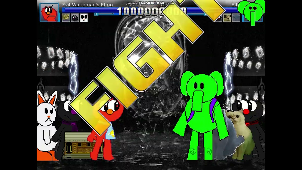 Ikemen GO v0.99.0 Team Evil Elmo vs Team Elly