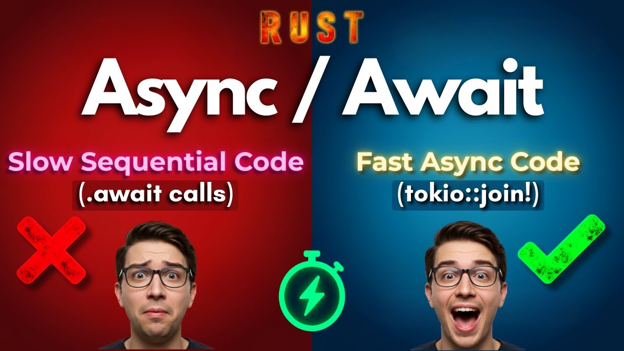 Rust Async/Await наконец-то объяснен (почему все понимают неправильно)
