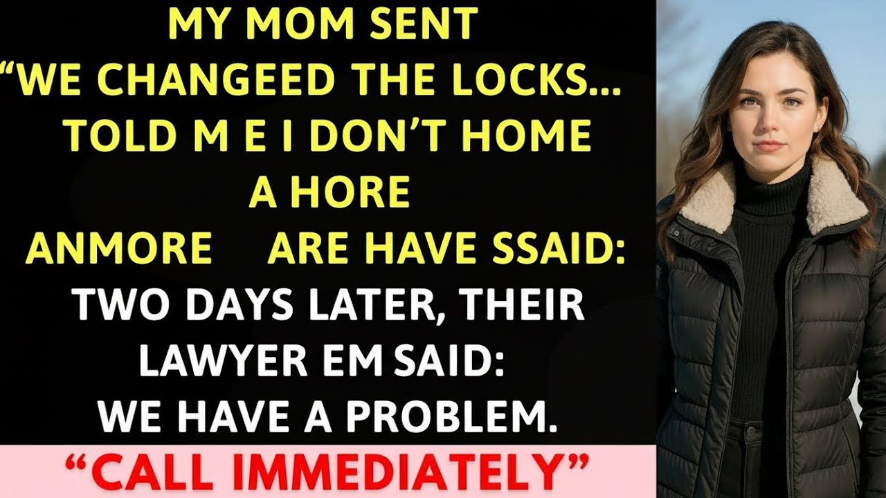My Mom Changed the Locks… She Didn’t Expect What I Had Collecte