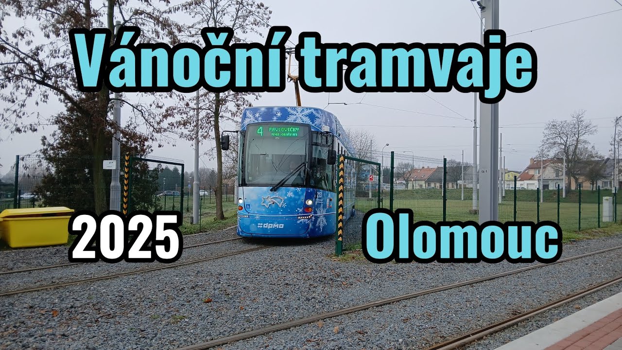 VÁNOČNÍ SPECIÁL!!! I Vánoční tramvaje Olomouc 2025