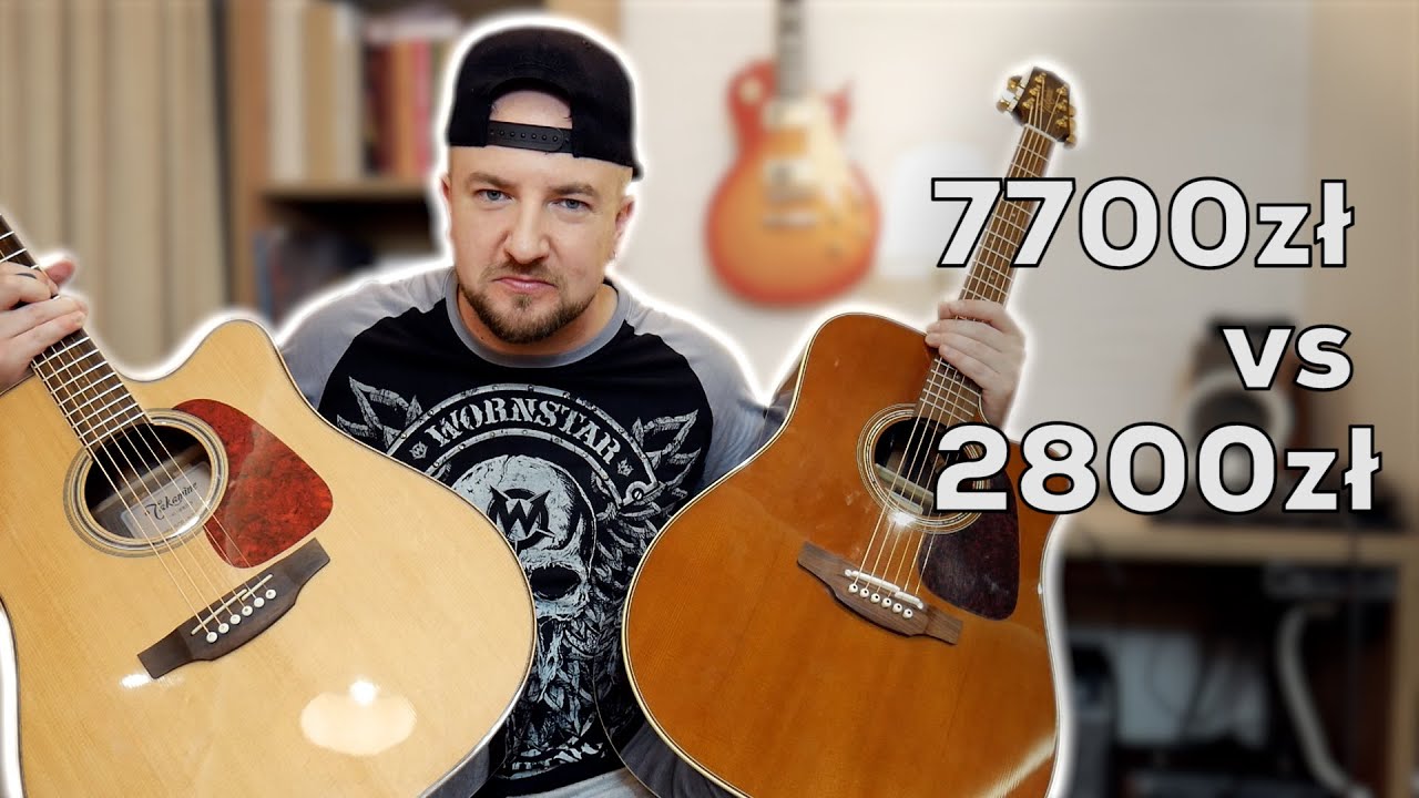 Porównanie gitar TAKAMINE za 7700zł i za 2800zł! Test w warunkach domowych