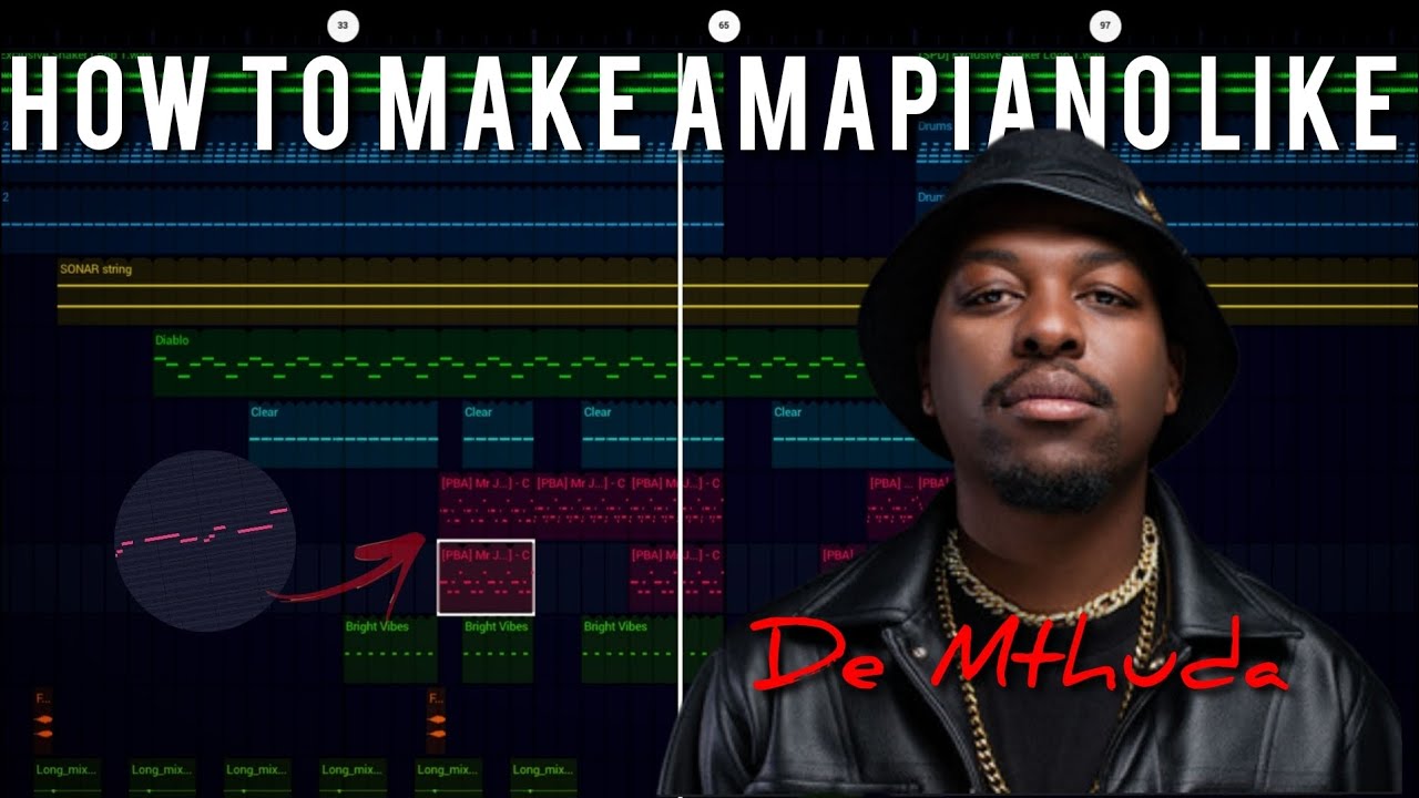 How to make amapiano like De Mthuda in Fl Studio Mobile
