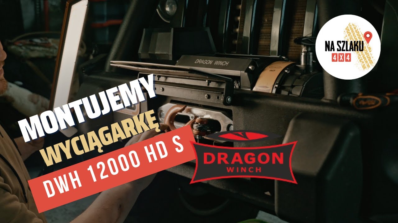 Montujemy wyciągarkę Dragon Winch serii Highlander DWH 12000 HD do Jeepa Wranglera.