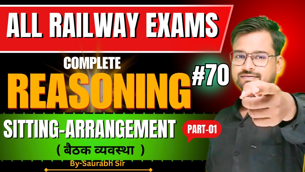 Railway Exams Reasoning Class -2026 |Railway group d Reasoning Classes| Reasoning By Saurabh Sir