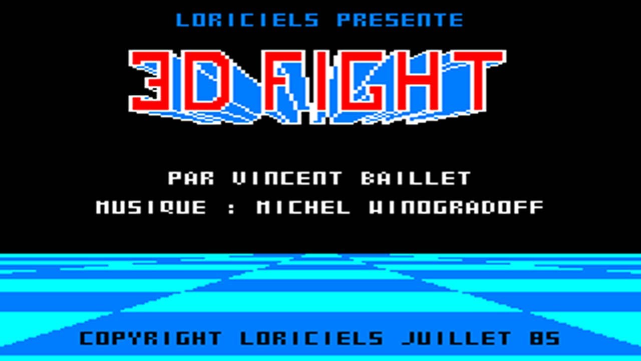 [Amstrad CPC] 3D Fight - Longplay