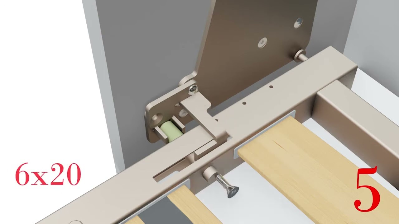 Hafele Supernova Push to open hide away bed fitting @ G-Studio