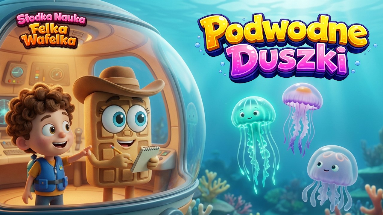 Żelkowe duszki oceanu 🪼 Ciekawostki dla dzieci | Felek Wafelek SNF_027)