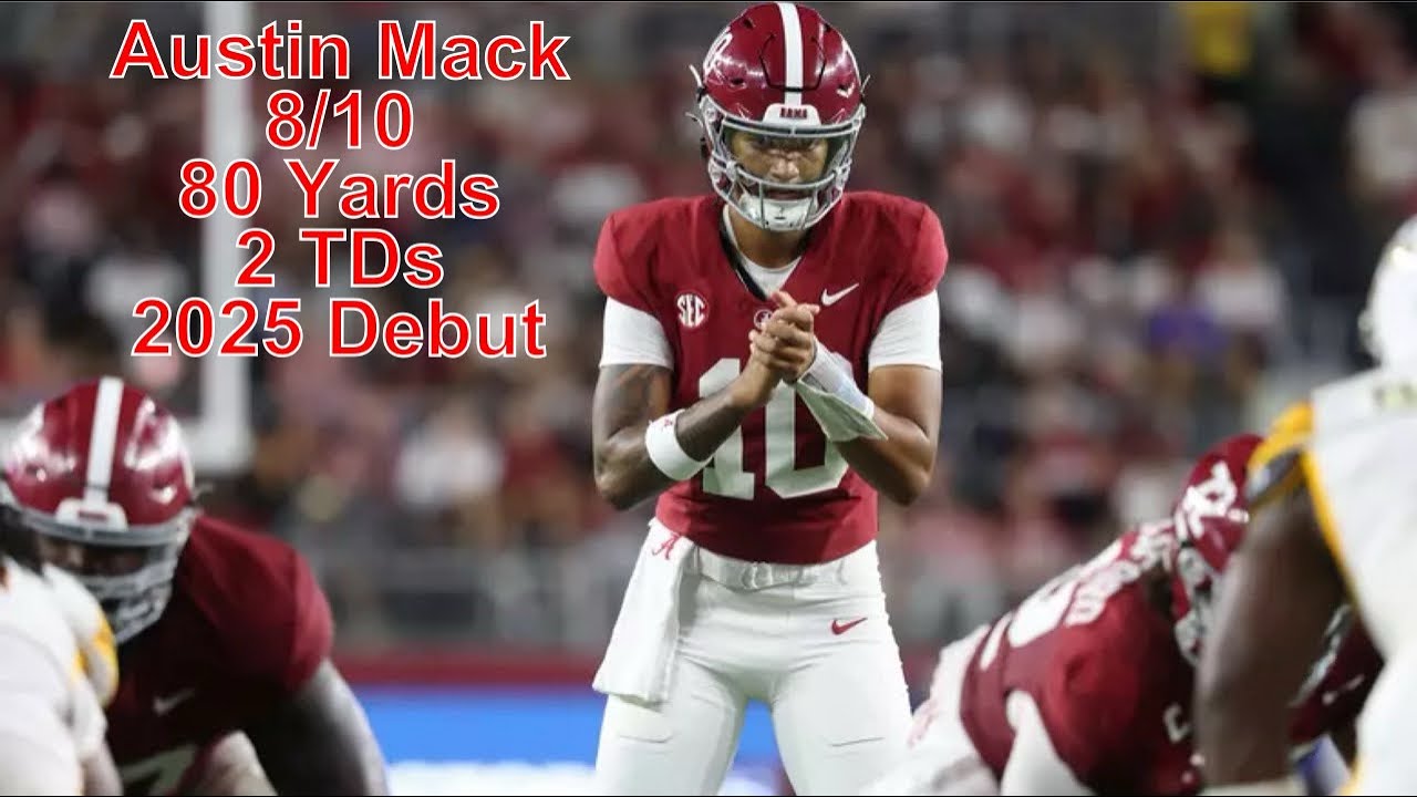 Austin Mack highlights vs ULM (2025)