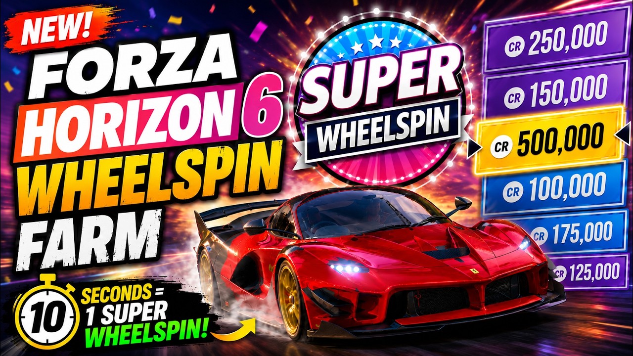*ЛУЧШАЯ* СУПЕРВРАЩАЮЩАЯ ФЕРМА Forza Horizon 6! (После патча)