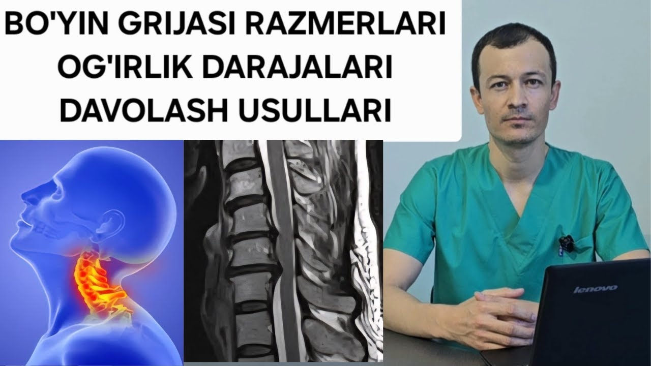 BO'YIN GRIJASI RAZMERLARI VA DAVOLASH