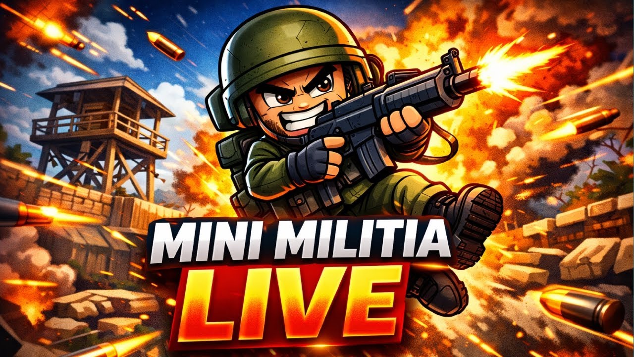🔴 LIVE: Playing with SUBSCRIBERS! 🎮 Mini Militia Custom Rooms #minimilitia