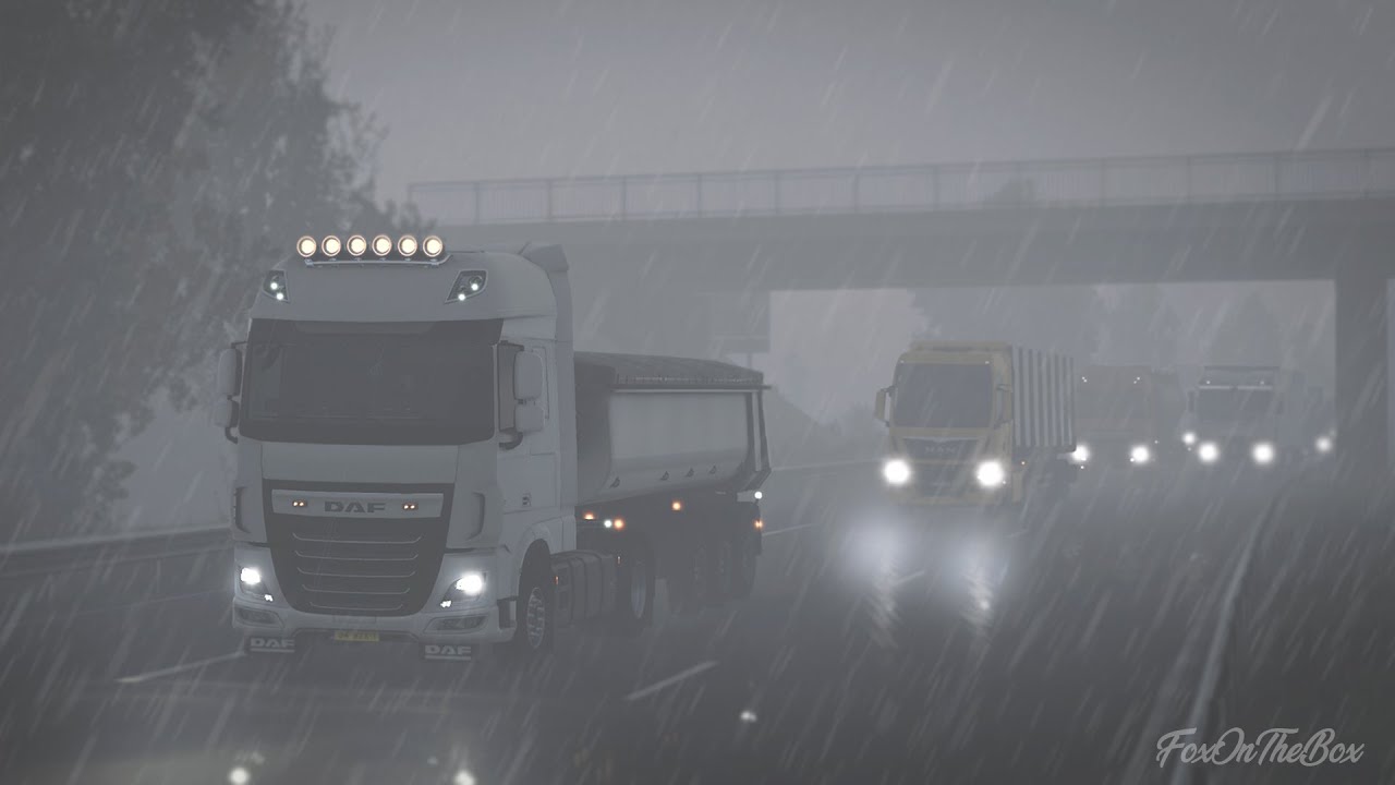 ETS2 1.40 Realistic Rain v3.8.1 | Euro Truck Simulator 2 Mod