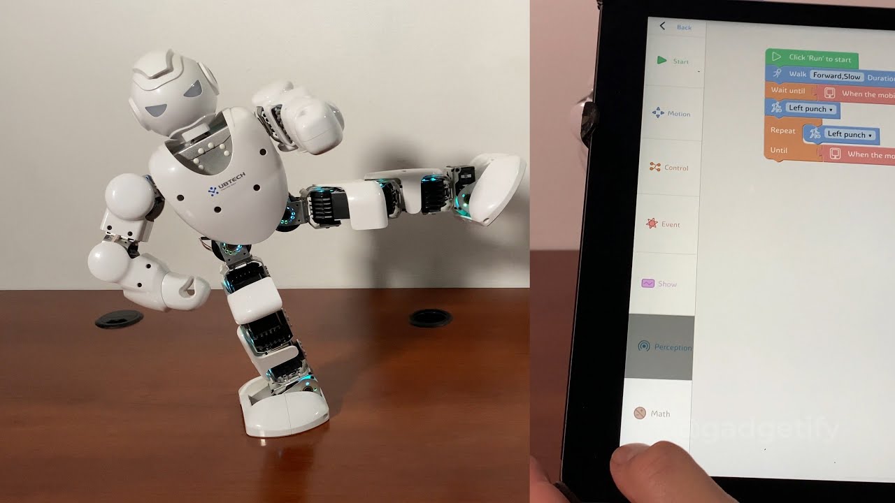 UBTECH Alpha 1S App Programmable Robot Tested 🤖 Gadgetify