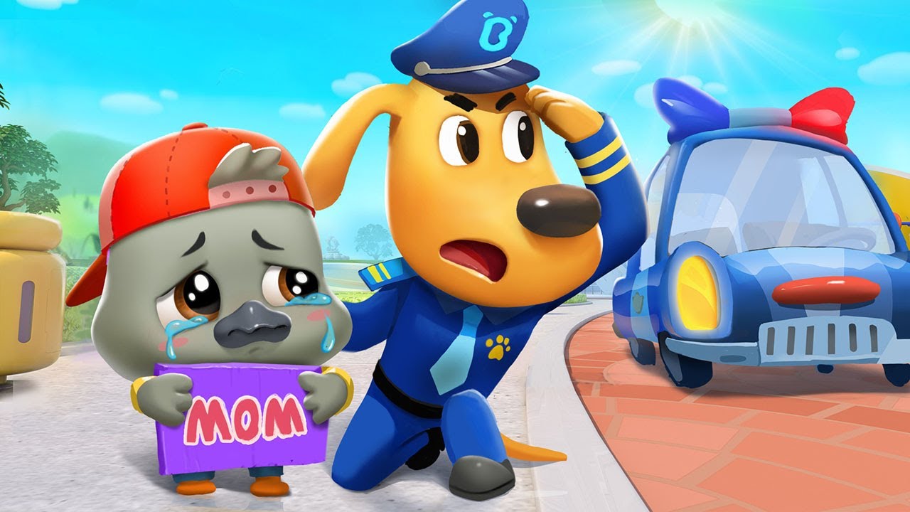 Baby Swan Got Lost | Police Cartoon | Safety Cartoon | Kids Cartoon | Sheriff Labrador