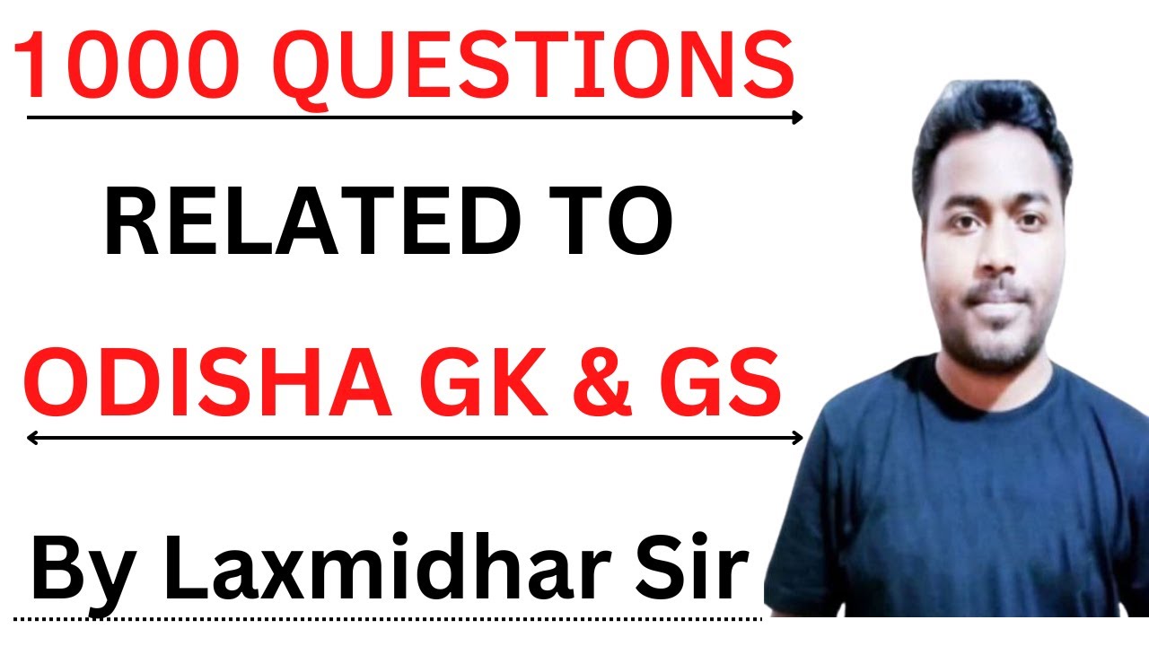 1000 GK GS CDP ODISHA FOR BED OTET OSSTET RHT OSSC OSSSC ODISHA POLICE I DAY 11 I