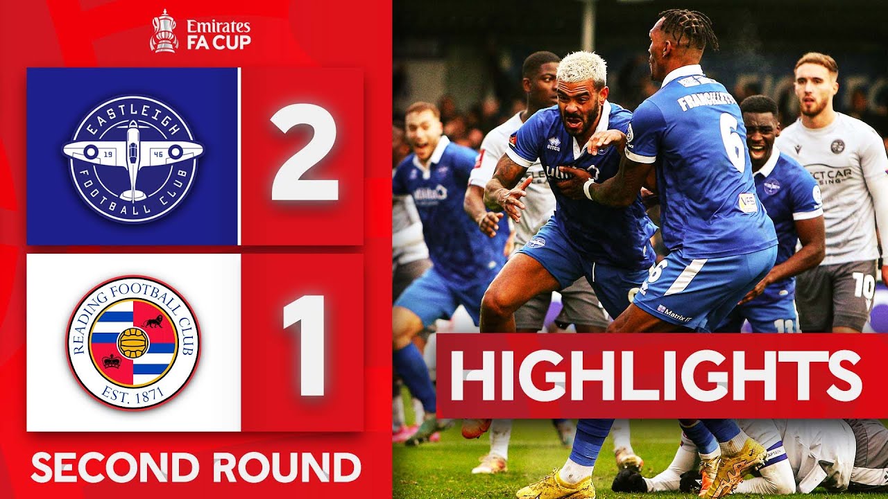 Eastleigh 2-1 Reading | Late Eastleigh Goal Shocks Reading! | Emirates FA Cup 2023-24