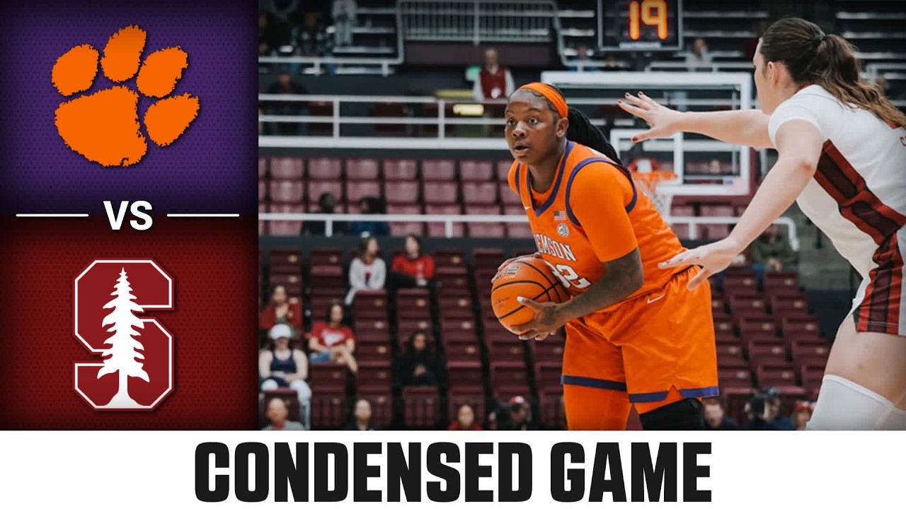 Clemson vs. Stanford Condensed Game | 2025-26 ACC Women's Basketball